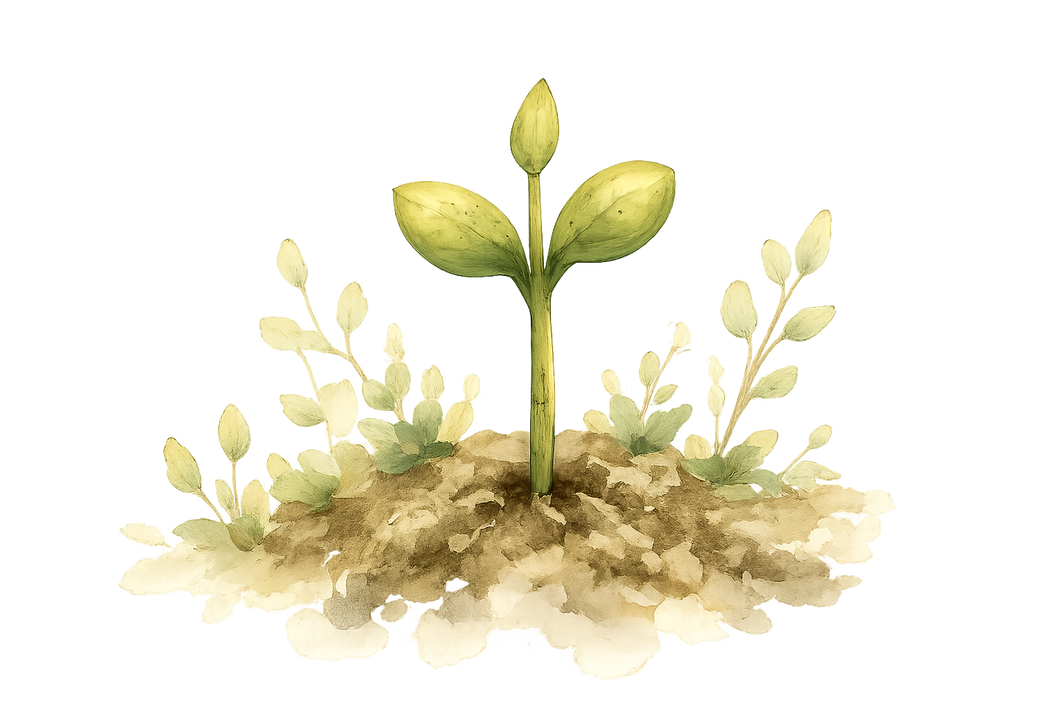 新芽のイラスト